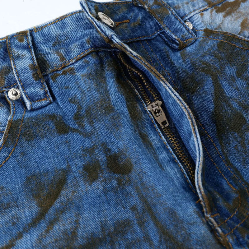 vintage ripped straight jeans blue distressed baggy jeans trousers streetwear luxury loose casual denim pants male y2k hombre unique jeans style 1094