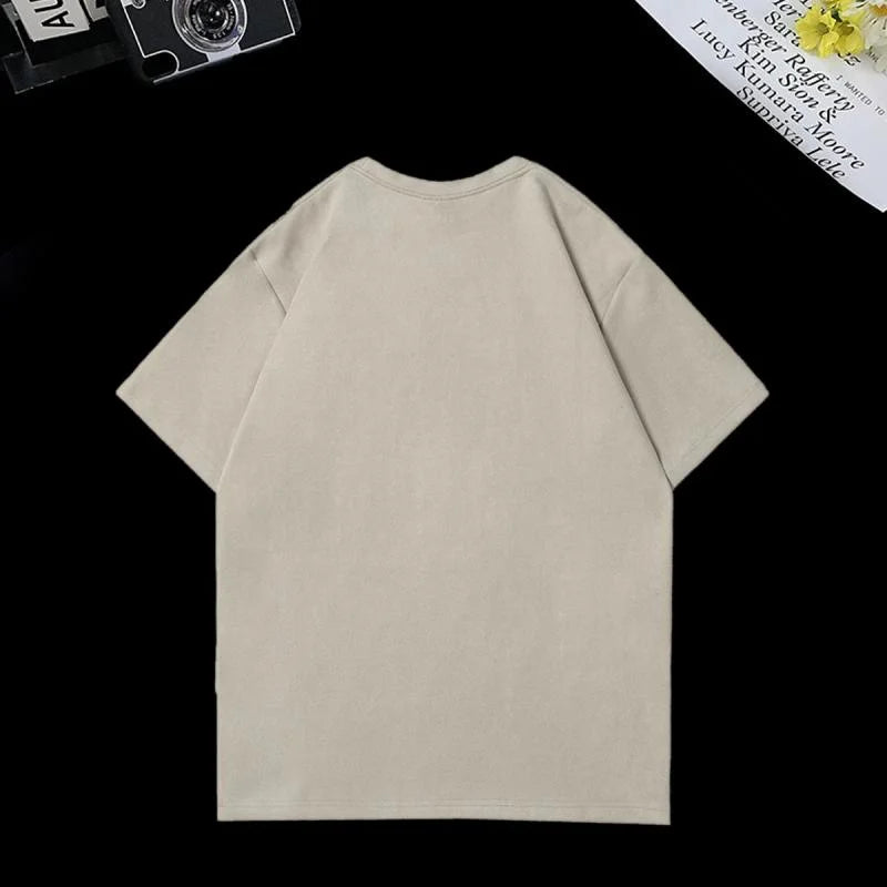 Glitchcore Oversized shirt – I Need Coffee Graphic Print Short Sleeve T Shirts Hombre Y2K