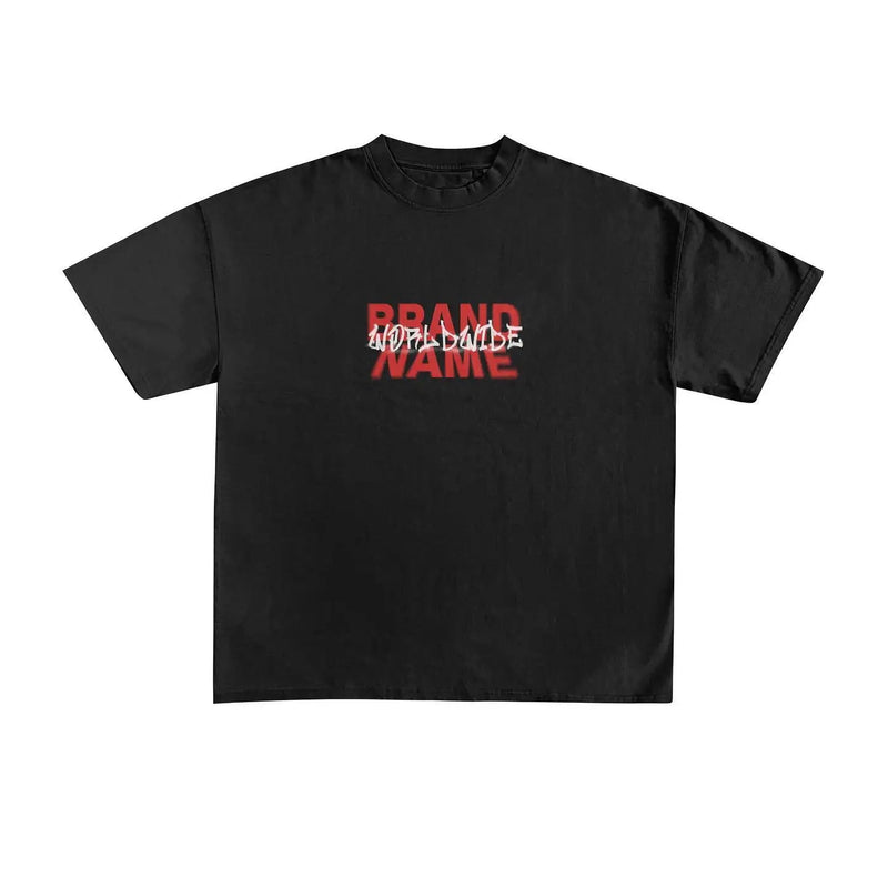Grunge Y2K T-Shirt – Bleached Effect with Cursed Skull Art