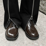 Commute Business Casual Derby Shoes Men Women Streetwear Fashion Hip Hop PU Leather Shoes Couple Shoe