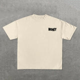Skatecore Streetwear Tee – Tag Font Graphic with Flame Accent