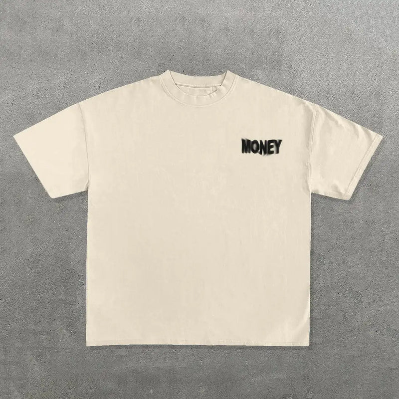 Skatecore Streetwear Tee – Tag Font Graphic with Flame Accent