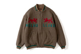 autumn and winter kanye high street yzy heavy industry animal embroidery woolen cloth clip cotton mens womens large jacket na - variant style cbf1ea for streetwear fashion