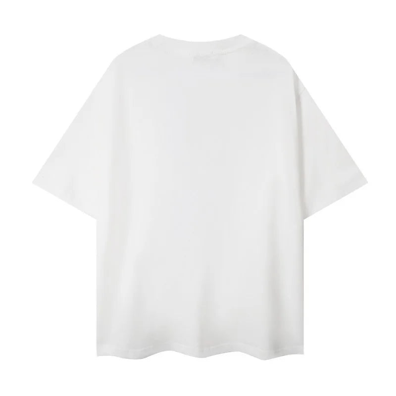 Harajuku Oversized Shirt – Black White Ih Nom Uh Nit Short Sleeve Tops Tee Men Woman Be – Urban Streetwear for Men & Women