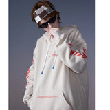 Men Hip Hop Hoodie Sweatshirt Retro Painting Print Harajuku Hooded Pul