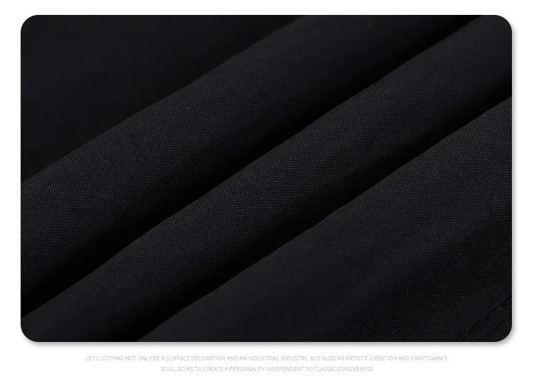 Black Techwear Zip Jacket with Stand Collar – Urban Street Fit
