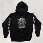 Y2K Womens Mens Hoodies Clothing Printing Long Sleeve Pullover Sweatsh