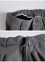 men loose casual korean streetwear fashion vintage straight wide leg suit pants trousers cityboy baggy pants unique default style 1718