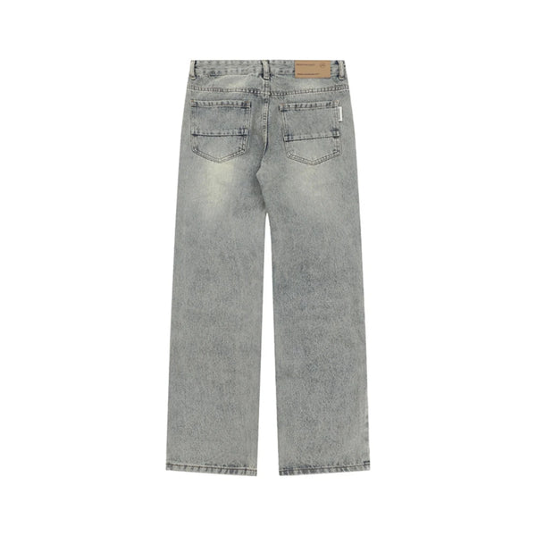 2024 ripped jeans high street straight trousers destroyed hole baggy denim pants vintage retro hip hop 1 unique jeans style 4634
