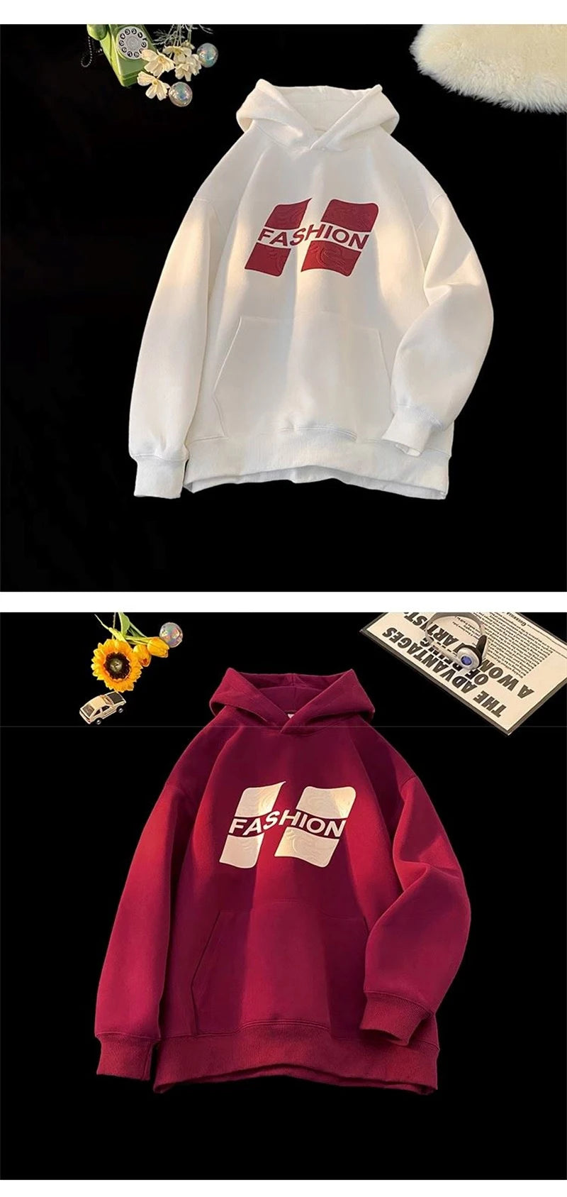 Autumn New Fashion Printed Hoody For Men Hip Hop Streetwear Fleece Pul
