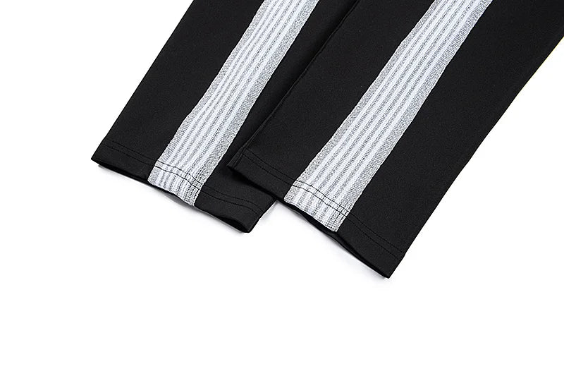 chaopai pattern embroidery loose casual pants side edge weaving straight leg pants men woman comfortable trousers unique default style 4857