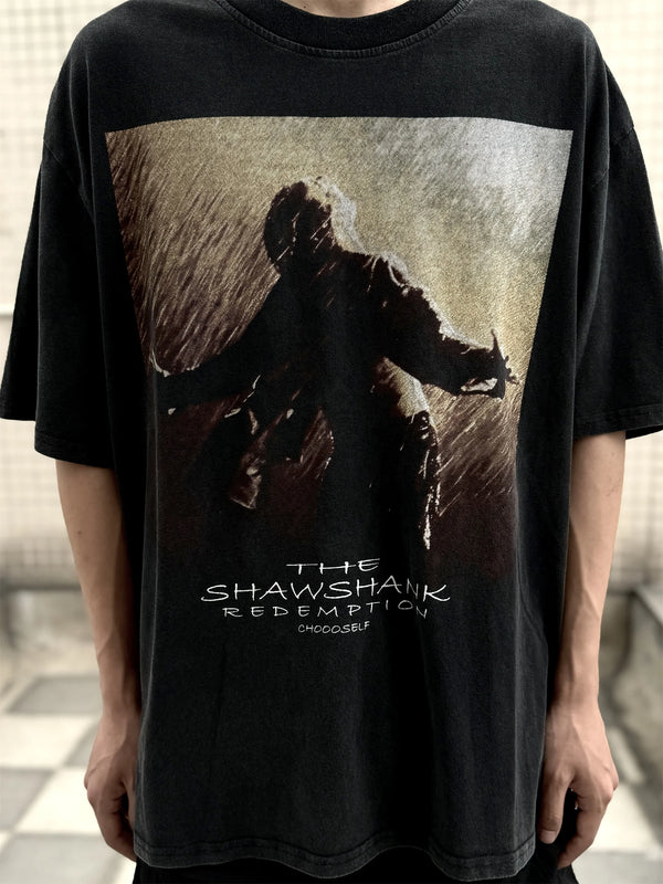 sadcore streetwear top featuring 2024 vintage retro film picture print streetwear high street casual cotton tops t shirt for summer
