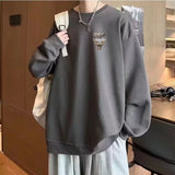 Dove Of Freedom Graphic Printed Men's Crewneck Hoodies Hip Hop Fashion Pullover Sweatshirts Hombre Y2K