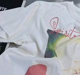 Trapwear Shirt – Spring Summer Cotton Vintage Short Sleeve Saint Top Tee – Urban Streetwear for Men & Women