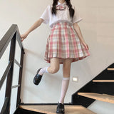 Jk Uniforms Gyaru School Uniform for Girl Student Pleated Skirt Uniform Set Women Short Sleeve Bow Tie Seifuku Japanese Style