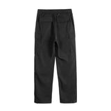 fashion casual hip hop joggers side button trousers elastic waist drawstring track sweatpants new cargo streetwear mens pants unique joggers style 4771