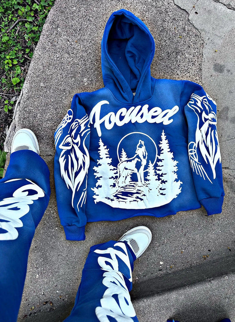 Y2K Pullover Hoodie Long Sleeved Oversize Vintage 3D Printed Clothing