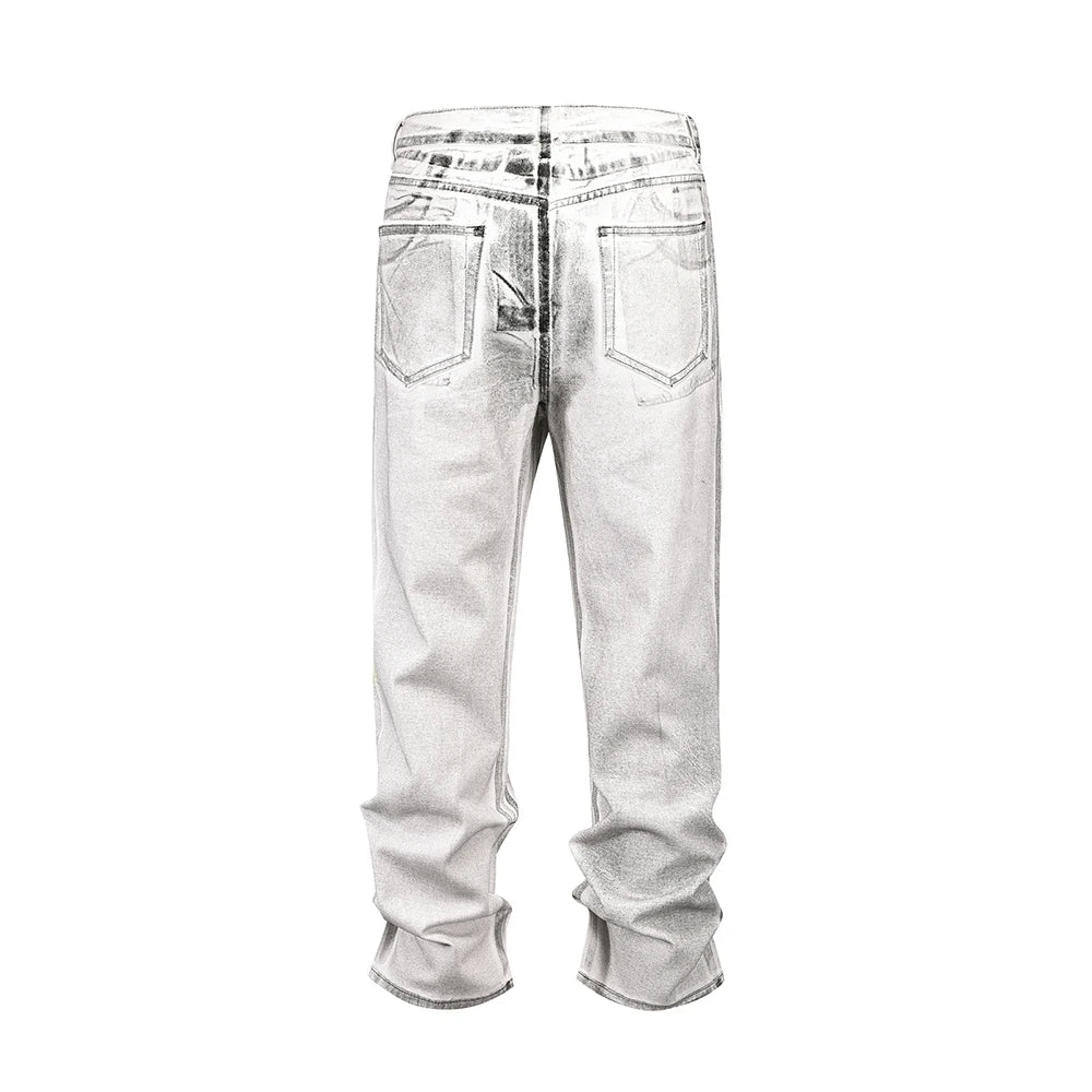 harajuku men women baggy jeans pants solid color washed loose casual denim trousers oversized high street loose cargos military streetwear pants