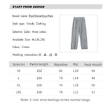 rainbowtouches 2022 unisex pants splash ink print high street drawstring loose casual pants mens straight fashion women pants unique default style 2690