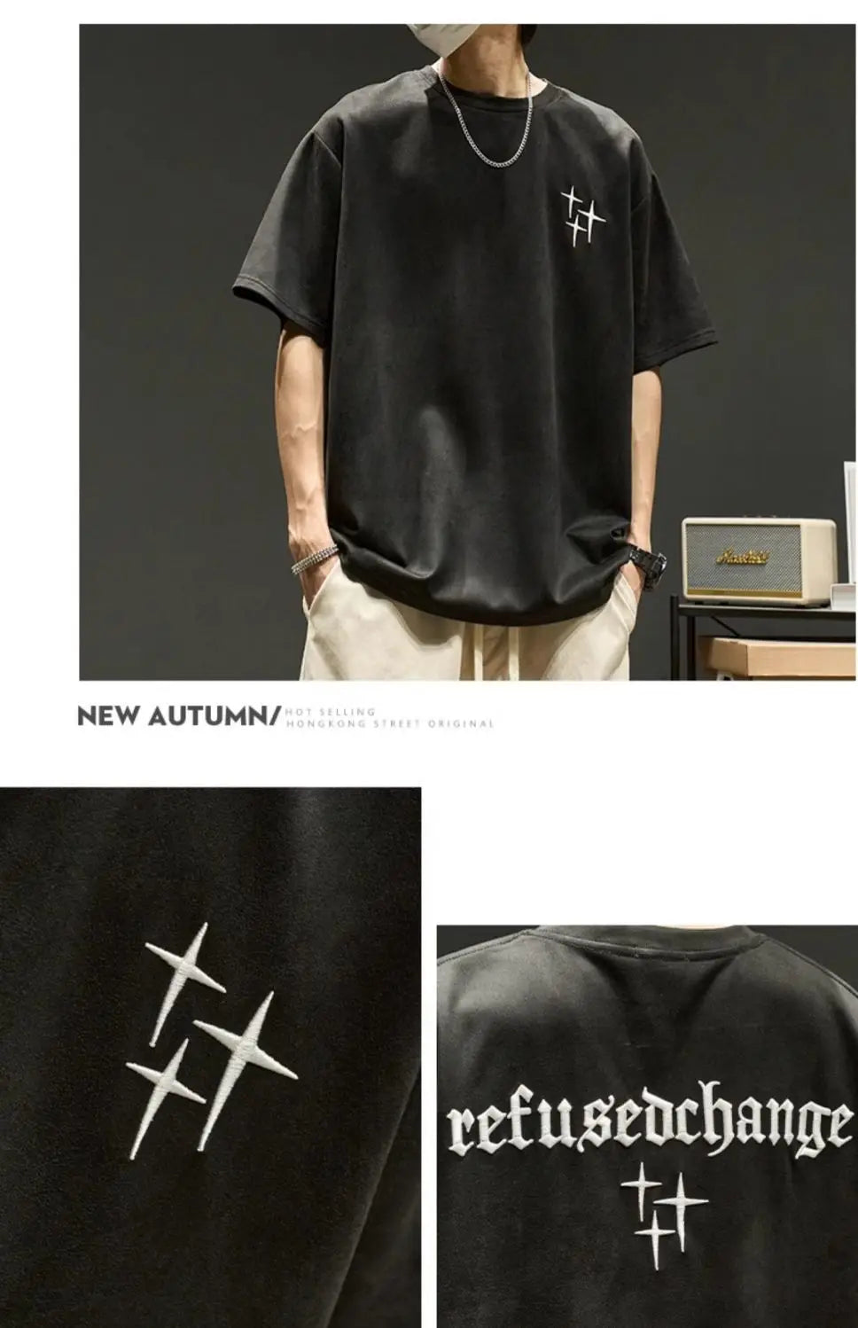 Trapwear Tribal flame – American Hip Hop Trend Men And Women Retro Personality Lette
