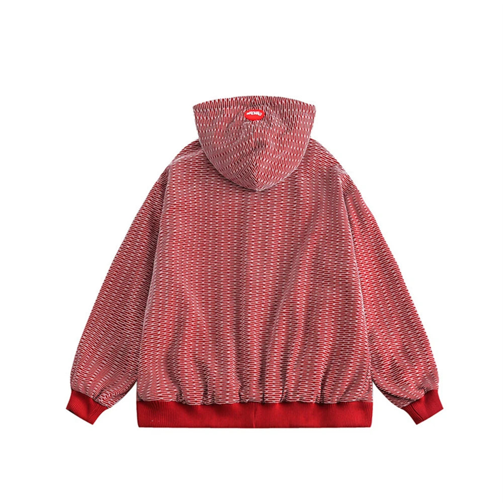 Puffer hooded fleece graffiti nan quilted