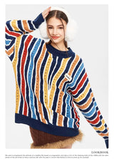 grunge oversized knit streetwear piece for layered look and winter street fits, ideal for men’s fashion and seasonal streetwe