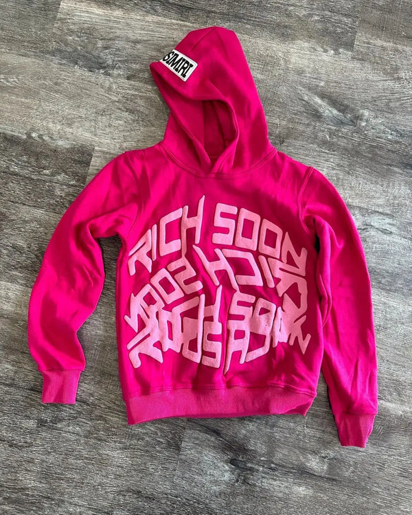 Vaporwave Drop – Harajuku Rich Soon Hoodies Women Men Streetwear Vintage – Streetwear Fashion for Men & Women
