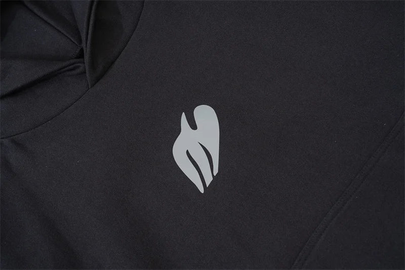 Kanye Donda Doves Music Surrounding Logo Printed Brushed Cotton Hoodie
