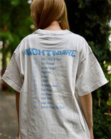 2024 Vintage Retro Print Olded Washed High-Street Cotton Tops T-Shirt For Summer