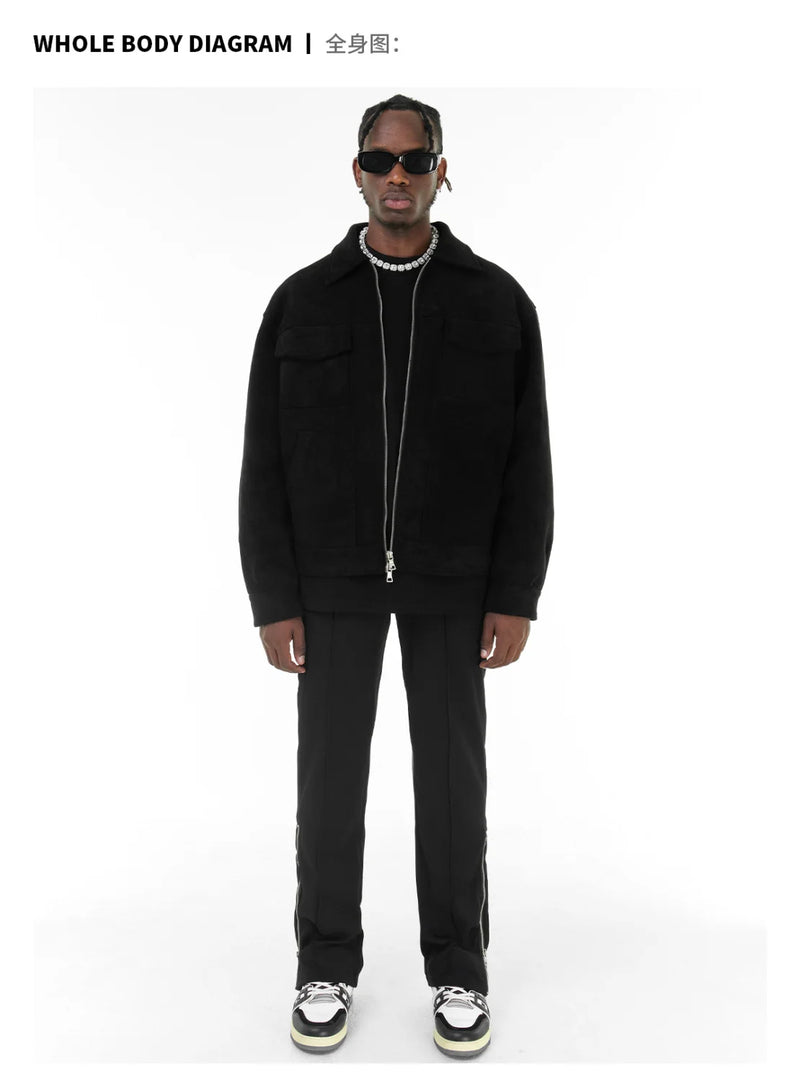 checkered bomber jacket, daily drip essential, men's streetwear fashion, oversized urban jacket, high quality cold-weather co