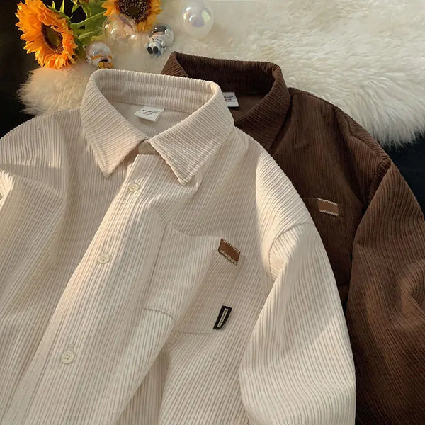 2023 Spring New Fashion Coat Shirt Men's Casual Long-sleeved Shirt Men's Boutique Clothing Simple Style Shirts For Men