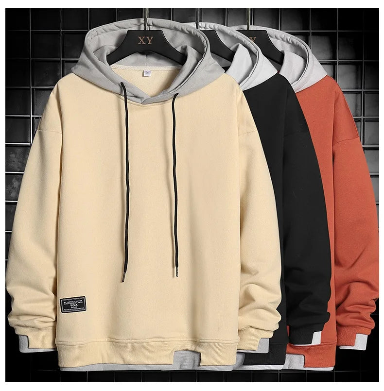 Men Hoodies Sweatshirt Casual Fashion Clothes Mens Korean Harajuku Hip