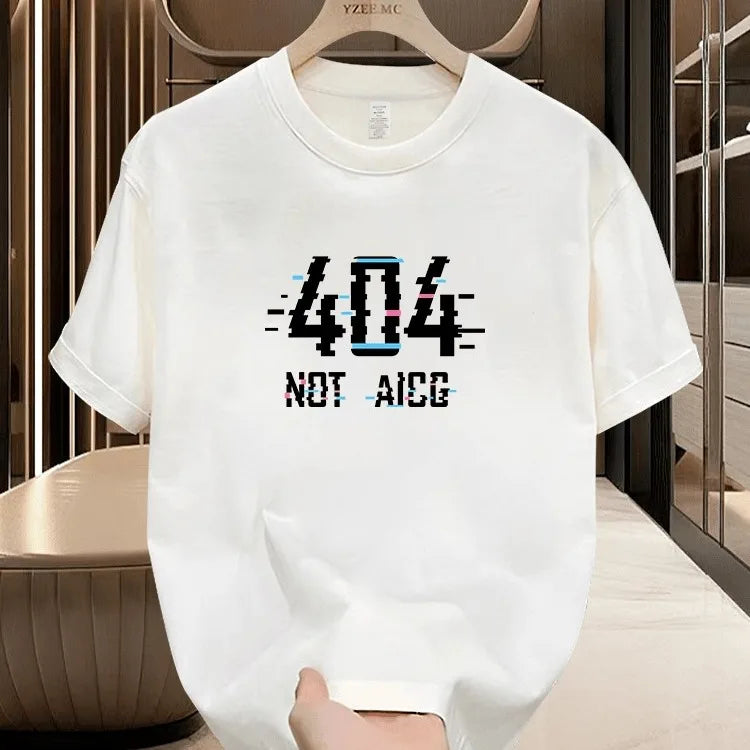 Y2k Vintage print – Trendy Graphic T Shirt Men Summer Cotton T Shirt Oversized S