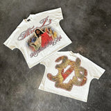 Gothic Graphic tee – 2024Y2K European And American Street Harajuku Retro T Shirt