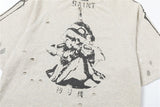 Trap Flame Graphic Tee – Crown Vault Money Print Dripwear
