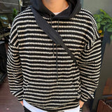 grunge fire sweater, streetwear drip, cozy knitwear for men, oversized grunge aesthetic winter top