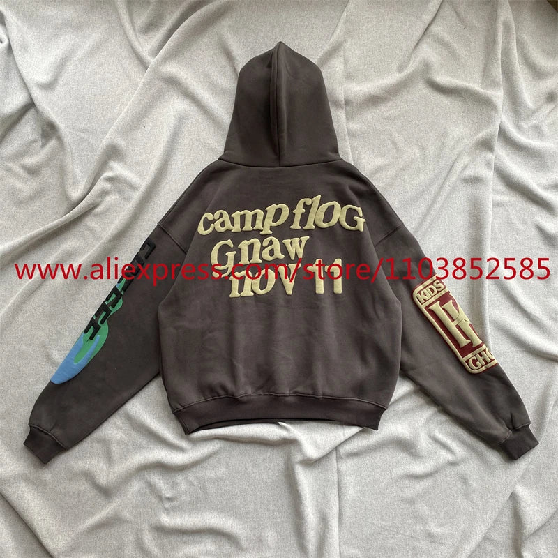 New American Heavy Duty Vintage Hoodie Long Sleeve High Street High Qu