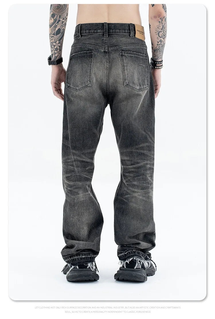 Destroy straight jeans