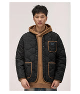 zip-up minimalist jacket, cold-season outfit - trendy urban streetwear fashion for men and women