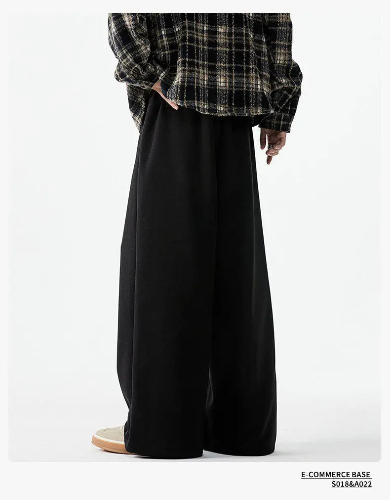 men women loose casual streetwear fashion wide leg sport pants jogger sweatpants hip hop trousers baggy pants unique joggers style 1704