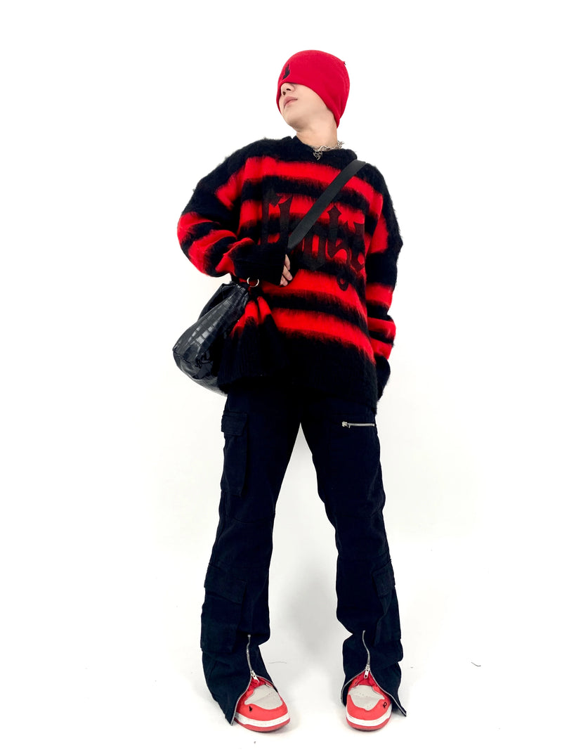 leather varsity jacket, layered cold look, cozy fashion fit, stylish street outfit, modern aesthetic appeal