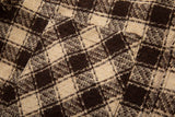 Side Split Irregualr Hem Color Match Plaid Long leeve Shirts Men's Autumn Pockets Streetwear Oversized Checkered Top Tees