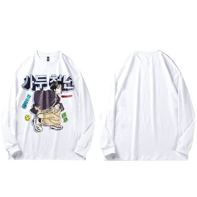 "Street Style" Unisex Men Women Streetwear Graphic Sweatshirt Daulet Apparel