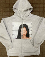 Y2K Summer Retro Nostalgic Casual Zipper Hoodie Men Harajuku High Stre