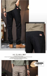 men business casual fashion pure cotton commute pants japanese streetwear amikaji fashion straight cargo pant trouser unique cargo style 2022