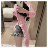 Raw Edge Fringe Gothic Style Denim Shorts Female Summer American Street High Waist Design Sense Casual A Word Super Short