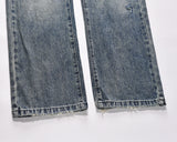 distressed frayed hole washed baggy jeans pants unisex pantalones hombre streetwear y2k straight casual denim trousers oversized unique jeans style 5890