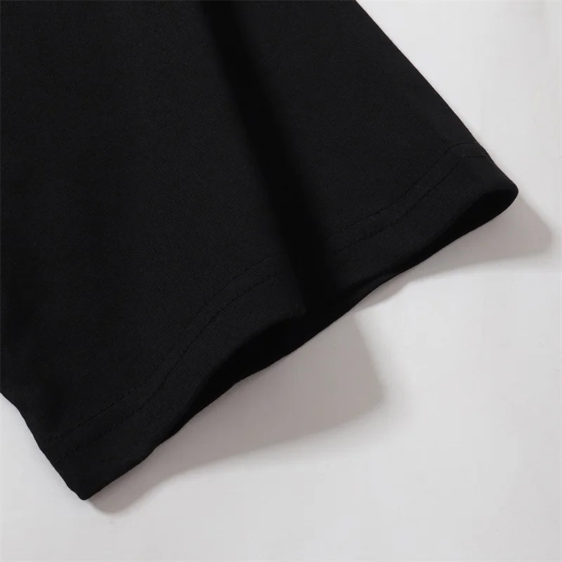 Glitchcore Fashion – High Quality Ih Nom Uh Nit T Shirt Masked Men Letter Printin – Urban Streetwear for Men & Women