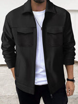 leather panel jacket, streetwear for men, men's streetwear fashion, oversized urban jacket, high quality cold-weather coat