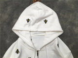 New Luxury Men Novelty Embroidery Bee Hoodies Hoody Hooded Sweatshirts